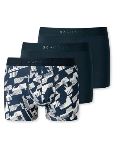 Schiesser Herren 3 Pack Boxershorts-95/5 Organic Unterwäsche, Sortiert 7_180197, 8 (3er Pack) von Schiesser