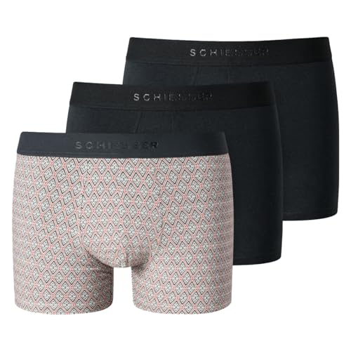 Schiesser Herren 3 Pack Boxershorts Bio Baumwolle Multipack - 95/5 Organic, Sortiert 5_180197, 8 von Schiesser