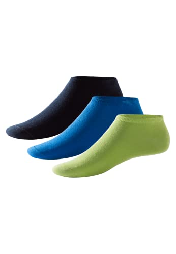 Schiesser Herren 3 Pack Herrensneaker Lässige Socken, Mehrfarbig 1, 39/42 von Schiesser