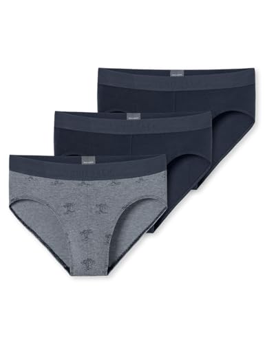 Schiesser Herren 3 Pack Slips Bio Baumwolle Multipack - 95/5 Organic, Sortiert 10_180196, 8 von Schiesser