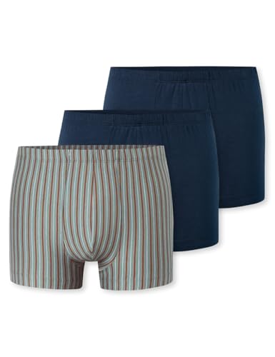 Schiesser Herren 3 Pack Unterwäsche Shorts mit weichem Bund Bio Baumwolle Multipack-95/5 Organic Boxershorts, Sortiert 12_180216, 9 von Schiesser