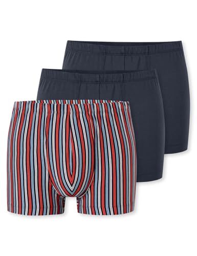 Schiesser Herren 3 Pack Unterwäsche Shorts mit weichem Bund Bio Baumwolle Multipack - 95/5 Organic, Sortiert 9_180216, 9 von Schiesser