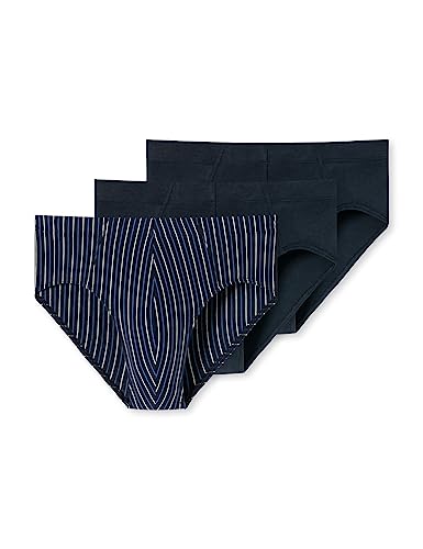 Schiesser Herren 3 Pack Unterwäsche mit Weichem Bund Bio Baumwolle - 95/5 Organic Slip, Sortiert 1, XXL EU von Schiesser