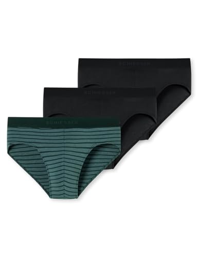 Schiesser Herren 3 Pack Slips Bio Baumwolle Multipack - 95/5 Organic, Sortiert 5_180198, 5 von Schiesser