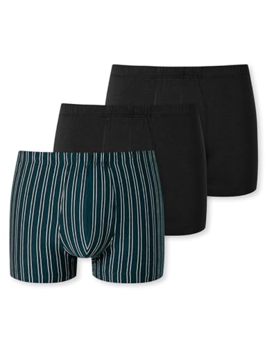 Schiesser Herren 3 Pack Unterwäsche Shorts mit weichem Bund Bio Baumwolle Multipack - 95/5 Organic, Sortiert 7_180216, 8 von Schiesser