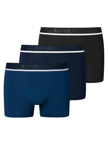 Schiesser Herren 3 PACK Boxershorts Bio Baumwolle Multipack - 95/5 Organic, sortiert 2_173986, 9/ 3XL von Schiesser
