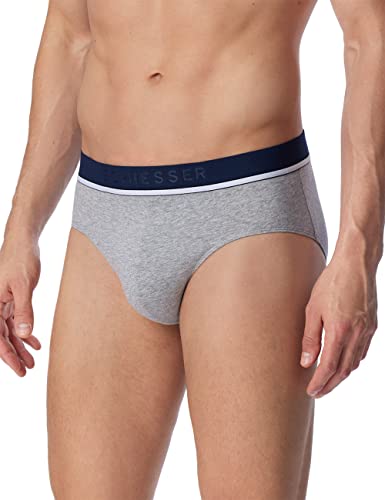Schiesser Herren 3 PACK Slips Bio Baumwolle Multipack - 95/5 Organic, sortiert 4_179571, 5/ M von Schiesser