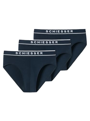 Schiesser Herren 3 PACK Slips Bio Baumwolle - 95/5 Organic von Schiesser