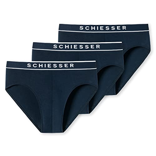 Schiesser Herren 3 PACK Slips Bio Baumwolle - 95/5 Organic von Schiesser