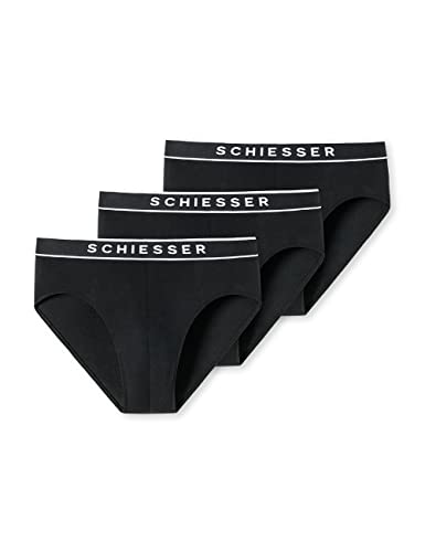 Schiesser Herren 3 PACK Slips Bio Baumwolle - 95/5 Organic von Schiesser