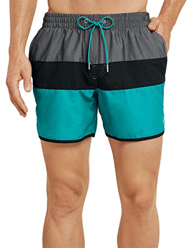 Schiesser Herren Aqua Swimshorts Shorts, Blau (Blaugrün 817), X-Large (Herstellergröße: 007) von Schiesser