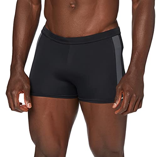 Schiesser Herren Bade-Retro Badeshorts, Schwarz (schwarz 000), 9 von Schiesser