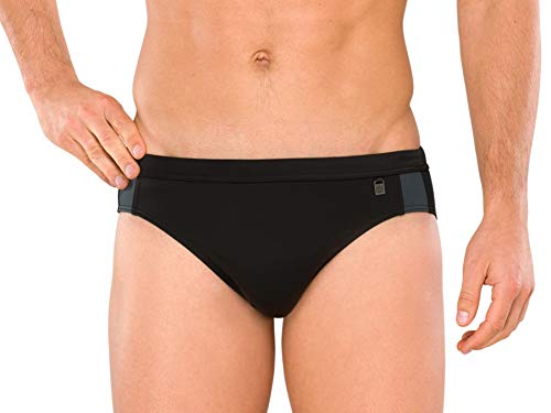 Schiesser Herren Bade-Rio Badehose, Schwarz (Schwarz 000), X-Large (Herstellergröße: 007) von Schiesser