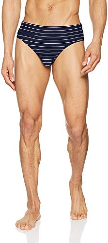 Schiesser Herren Bade-Sir Badehose, Blau (Dunkelblau-Gem. 835), 7 von Schiesser