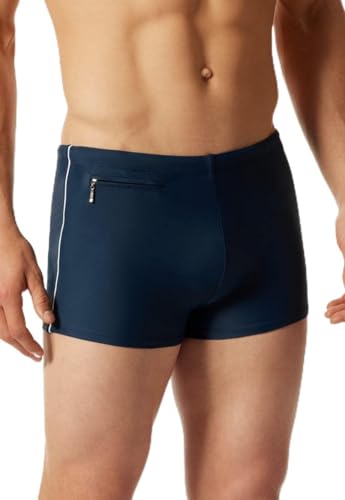 Schiesser Herren Badehose Komfort mit Bein - 172773, Größe Herren:10, Farbe:Admiral von Schiesser