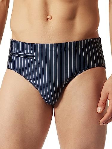 Schiesser Herren Badehose Badeslip Slip Komfort - 172774, Größe Herren:5, Farbe:Admiral von Schiesser