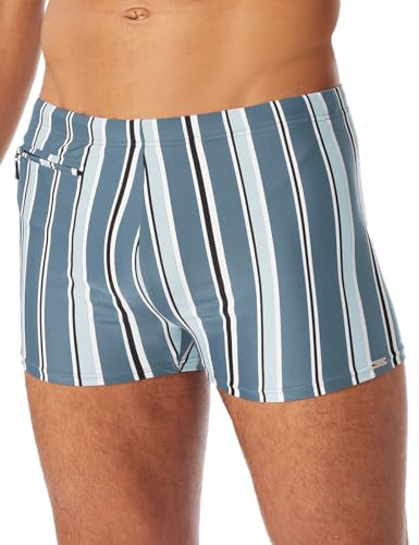 Schiesser Herren Badehose mit Bein - Ocean Swim,Atlantikblau_182694,D4(s) von Schiesser
