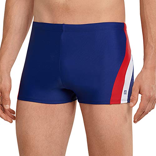 Schiesser Herren Badehose mit anliegendem Bein, blau, 4 von Schiesser