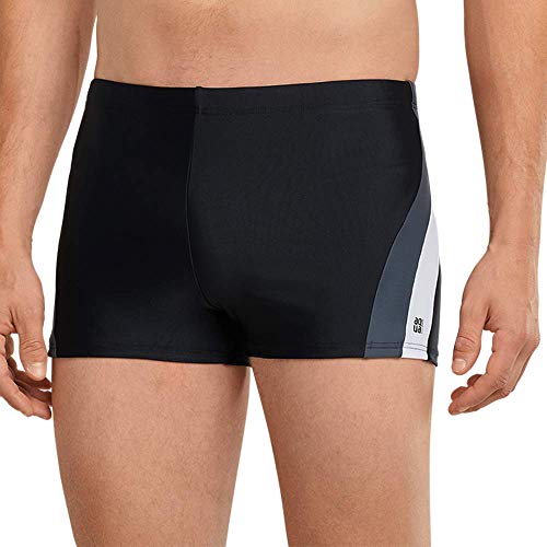 Schiesser Herren mit Bein Badehose, Schwarz, 3XL EU von Schiesser