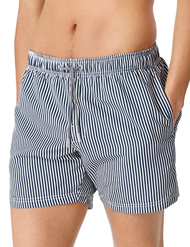 Schiesser Herren Badeshorts Badehose, blau gestreift, 6 von Schiesser