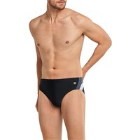 Schiesser Herren Badeslip schwarz Mikrofaser unifarben von Schiesser