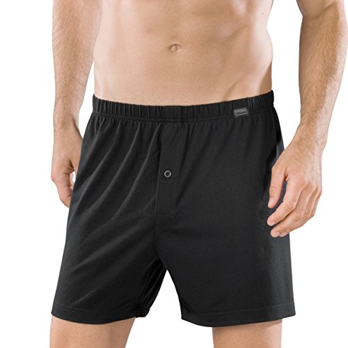 Schiesser Herren Boxershort Original Classics 2er Pack, Farbe:Schwarz (000);Größe:4/S von Schiesser