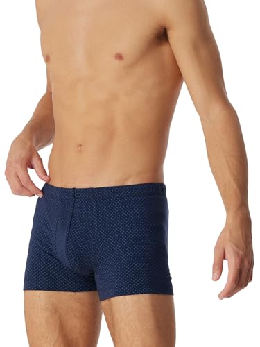 Schiesser Herren Short Für Männer Weich Und Bequem Ohne Gummibund Bio Baumwolle - Cotton Casual Unterwäsche, Dunkelblau_180504, XXL EU von Schiesser