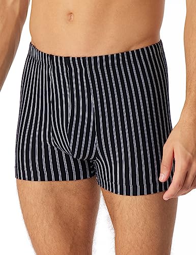 Schiesser Herren Short für Männer weich und bequem ohne Gummibund Bio Baumwolle-Cotton Casual Unterwäsche, schwarz_180499, 5/ M von Schiesser