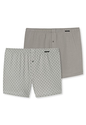 Schiesser Herren Boxershorts (2er Pack), 2er Pack, Grün (Khaki 701), Small (Herstellergröße: 004) von Schiesser