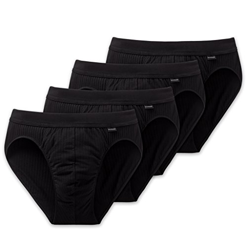 Schiesser Herren Boxershorts (2er Pack), 4 x Schwarz, L von Schiesser