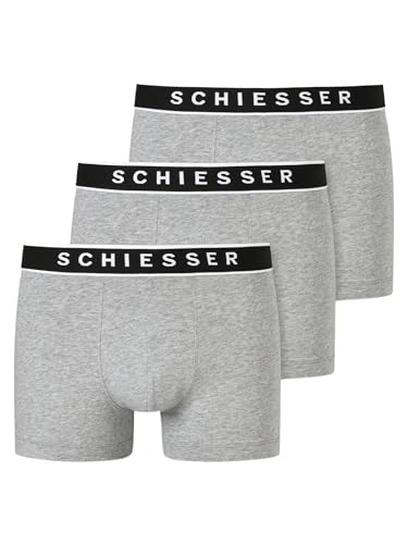 Schiesser Herren 3 PACK Boxershorts Bio Baumwolle - 95/5 Organic von Schiesser