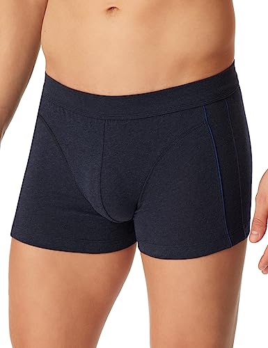 Schiesser Herren Comfort Fit Slip Gr. 4 Bis 14 -95/5 Organic Boxershorts, Blau-mel., 3XL Große Größen EU von Schiesser