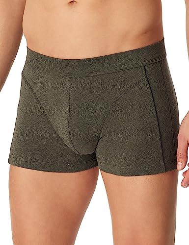 Schiesser Herren Comfort Fit Slip Gr. 4 Bis 14 -95/5 Organic Boxershorts, Grün-mel., 4XL Große Größen EU von Schiesser