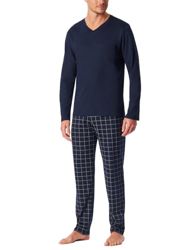 Schiesser Herren Fine Interlock Pyjamaset, Nachtblau_183174, 98 von Schiesser