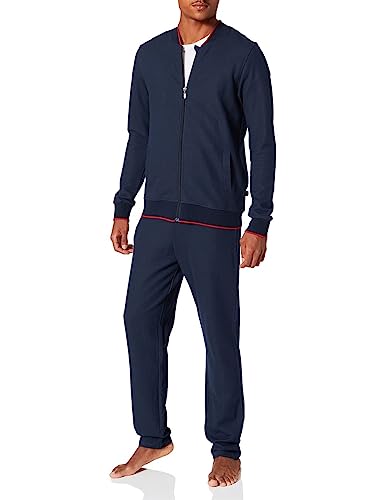 Schiesser Herren Hausanzug Pyjamaset, dunkelblau, 56 von Schiesser