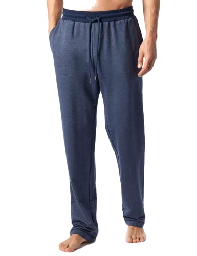 Schiesser Herren Hose Lang Pyjamaunterteil, dunkelblau-gem, 54 von Schiesser