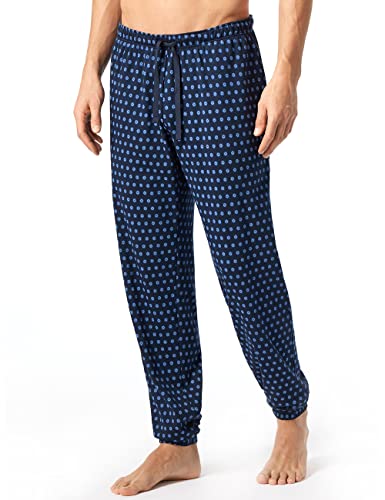 Schiesser Herren Hose lang Bündchen Pyjamaunterteil, royal, 48 von Schiesser