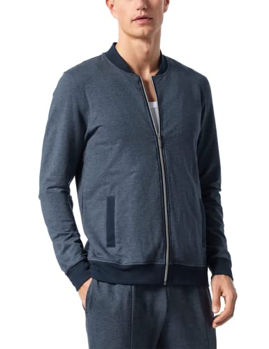 Schiesser Herren Jacke Pyjamaoberteil, dunkelblau-gem, 48 von Schiesser
