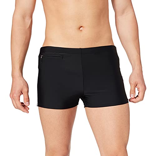 Schiesser Herren Komfort mit Bein Badehose, Schwarz, XL EU von Schiesser