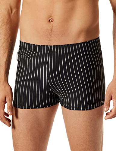 Schiesser Herren Komfort mit Bein Badehose, Schwarz, XL EU von Schiesser