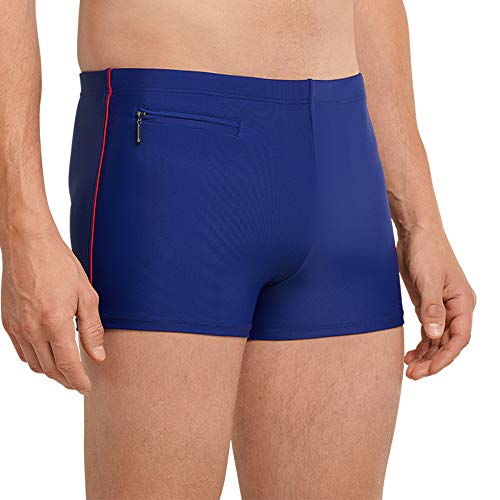 Schiesser Herren Komfort mit Bein Badehose, blau, 5 von Schiesser