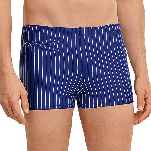 Schiesser Herren Komfort mit Bein Badehose, blau, 6 von Schiesser