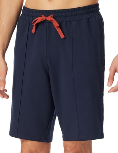 Schiesser Herren Kurze Schlafhose-Mix + Relax Pyjamaunterteil, Nachtblau_182597, 48 von Schiesser
