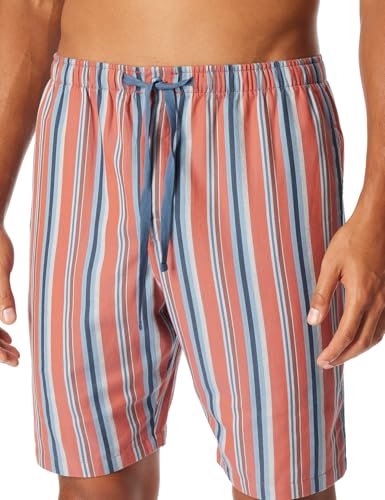 Schiesser Herren Kurze Schlafhose-Mix + Relax Pyjamaunterteil, hellrot_182191, 58 von Schiesser