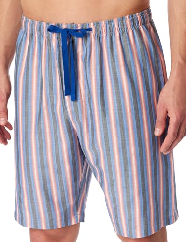 Schiesser Herren Kurze Schlafhose Web - Mix + Relax Pyjamaunterteil, Grapefruit_180291, 54 von Schiesser