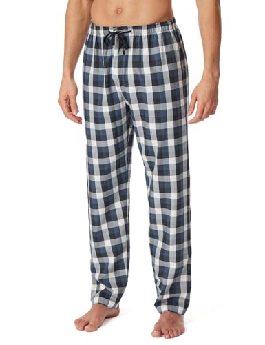 Schiesser Herren Lange Schlafhose Bio-Baumwolle-Mix + Relax Pyjamaunterteil, Multicolor 2_182192, 48 cm von Schiesser