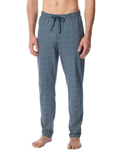Schiesser Herren Lange Schlafhose-Mix + Relax Pyjamaunterteil, Jeansblau_180289, 48 von Schiesser