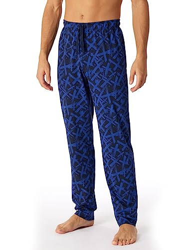 Schiesser Herren Lange Schlafhose-Mix + Relax Pyjamaunterteil, Nachtblau_180289, 50 von Schiesser