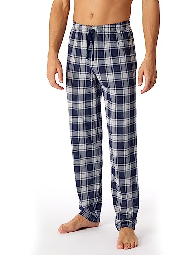 Schiesser Herren Lange Schlafhose-Mix + Relax Pyjamaunterteil, Nachtblau_180290, 52 von Schiesser