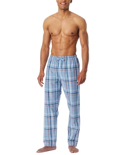 Schiesser Herren Lange Schlafhose-Mix + Relax Pyjamaunterteil, Pacific Blue_182192, 48 Schiesser Herren Lange Schlafhose-Mix + Relax Pyjamaunterteil, Pacific Blue_182192, 48 von Schiesser